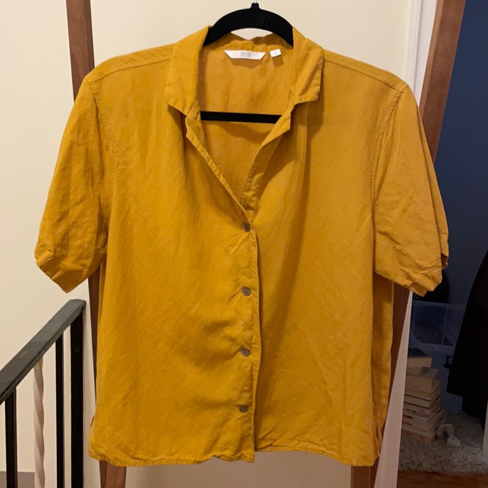 Linen Short Sleeve Notch Shirt